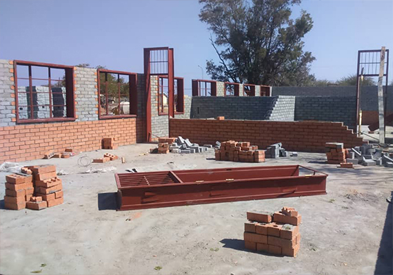 Construction of 2No. classroom block and 1No. 9 cubicle toilets at Masunga Primary School